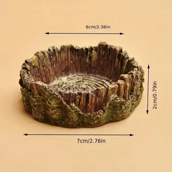 Tree Stump Reptile Bowl 1