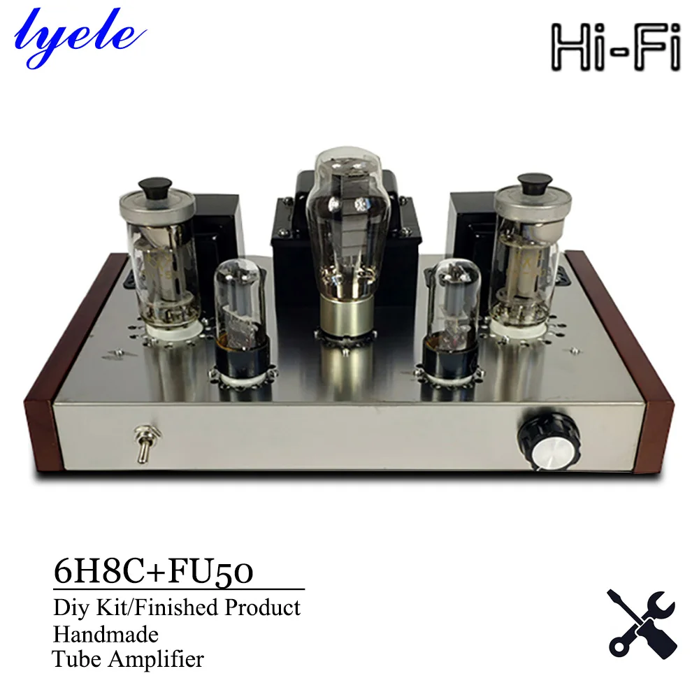 Lyele Audio 6h8c+fu50 Vacuum Tube Amplifier Diy Kit Class A Amplifier Hifi Sound Amp Handmade High-end Audio Small 300b