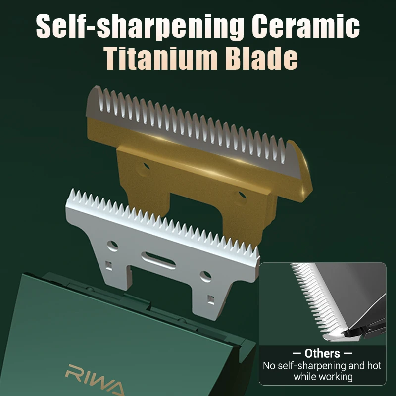 Hair Clipper for Men Professional Hair Clippers cordless Rechargeable Clipper Hair Cutting Machine Electric Men trimmer 6110 5