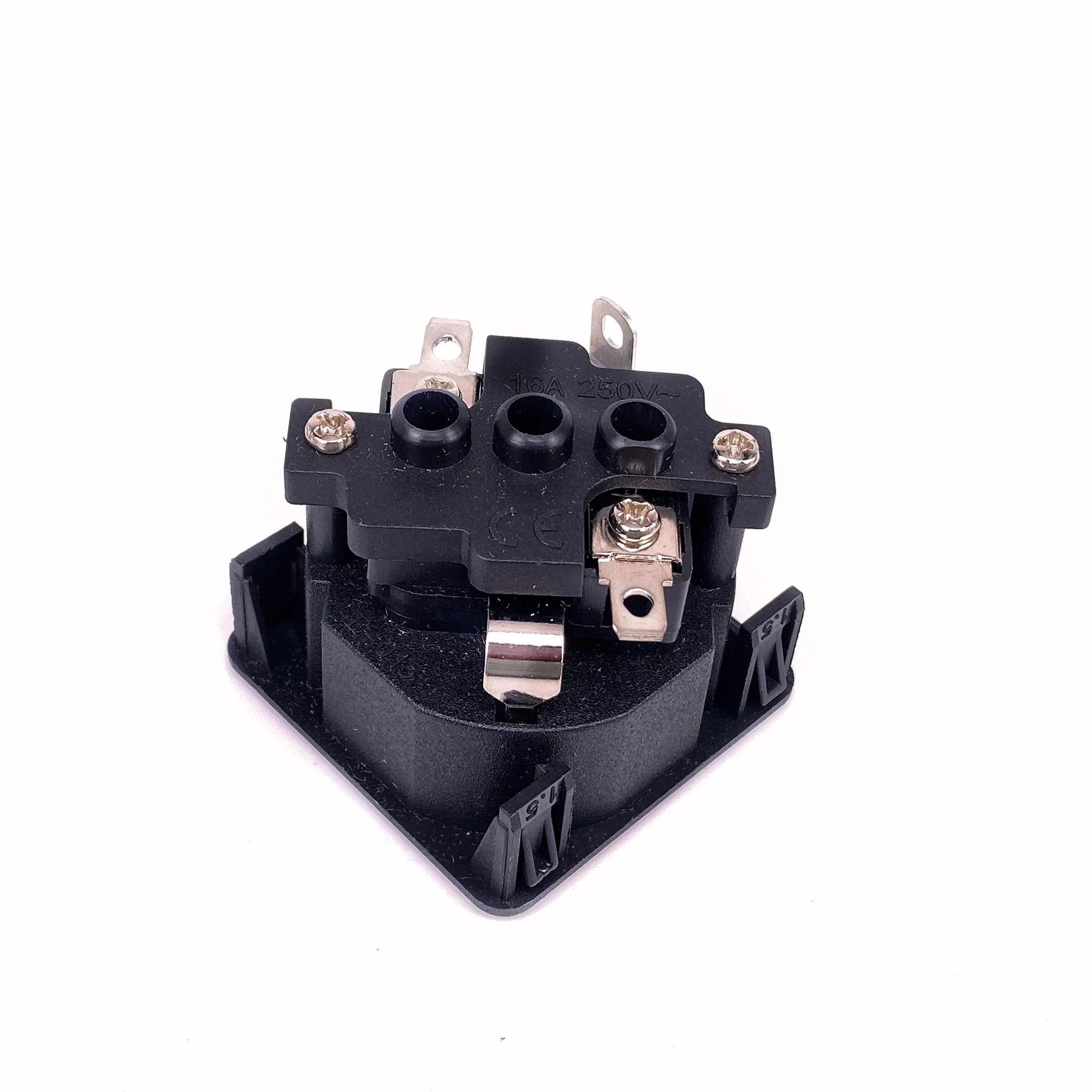 250v 16a germany AC PDU UPS EU power desktop outlet Embedded electrical Panel Receptacle AC socket European style French copper