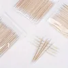 Disposable Ultra-small Micro Brushes Eyelash Extension Glue Removing Tools Double-end Wood Cotton Swab Lint-Free 7cm 6