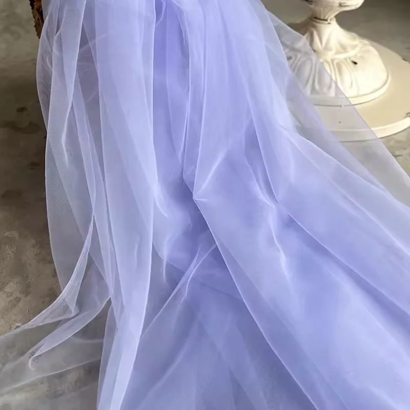 Elegant Yellow Soft Tulle Fabric for Weddings and Formal Events