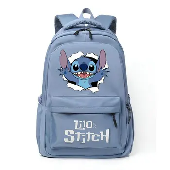 Disney Lilo And Stitch Backpack Cartoon Book Bags Boys Girls School Bag Laptop Rucksack Cartoon Anime Knapsack School Gifts 1
