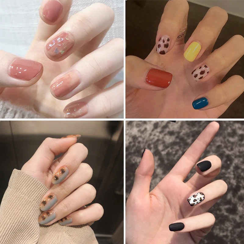 

Nail Decal 3D Nail Foil Full Nail Wraps DIY Manicure 14 Tips Nail Sticker Waterproof Self-adhesive Full Cover Nail Decoration