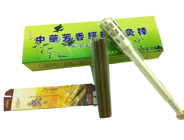 Small pure copper moxibustion stick thin face wrinkle spot to help sleep warm moxibustion rods face eye beauty massager
