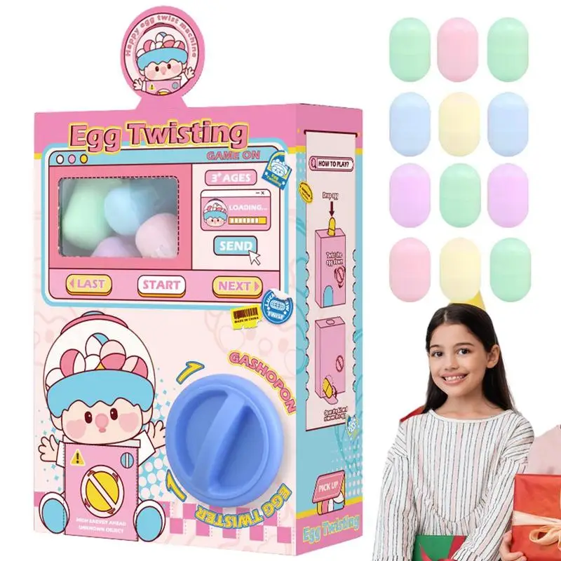 Claw Machine Toy Vending Machine Twist Egg Operated Play Game Mini Claw Catch Toy Machines Dolls Maquina Dulces Children Gifts 4