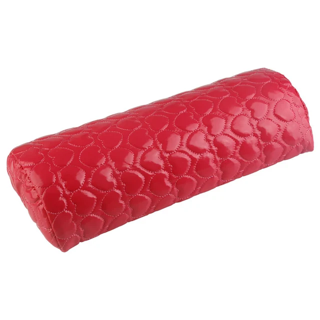 Soft Hand Rest for Nail Arm Pillow Stand for Manicure Table Mat Cushion Palm Rest Sponge Holder Desk Professional Equipment Tool red