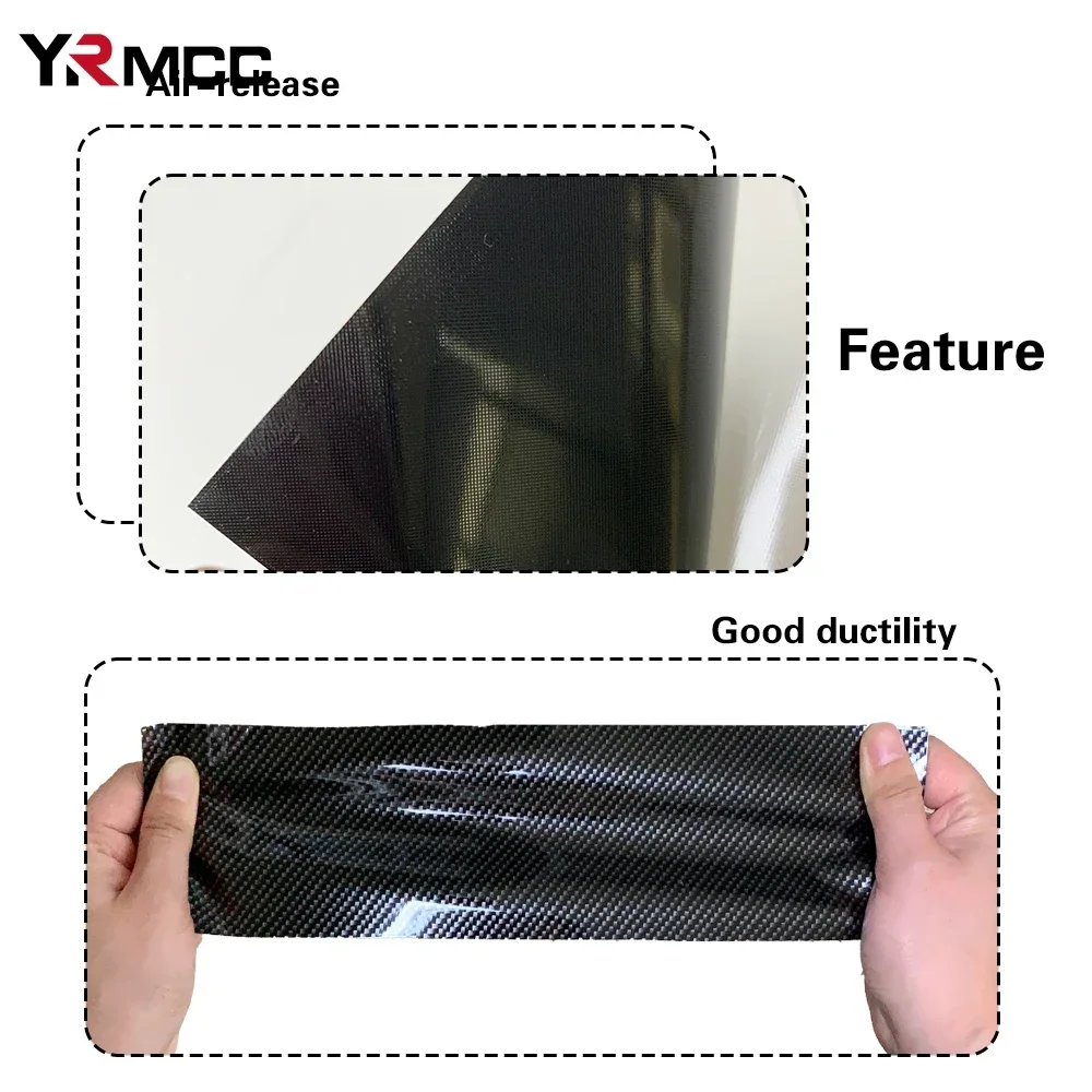 Car Stickers Carbon Fiber Vinyl Wrap Film 150*50cm 3D 4D 5D 6D Gloss Carbon Fiber Film Waterproof Sticker for Car Accessories