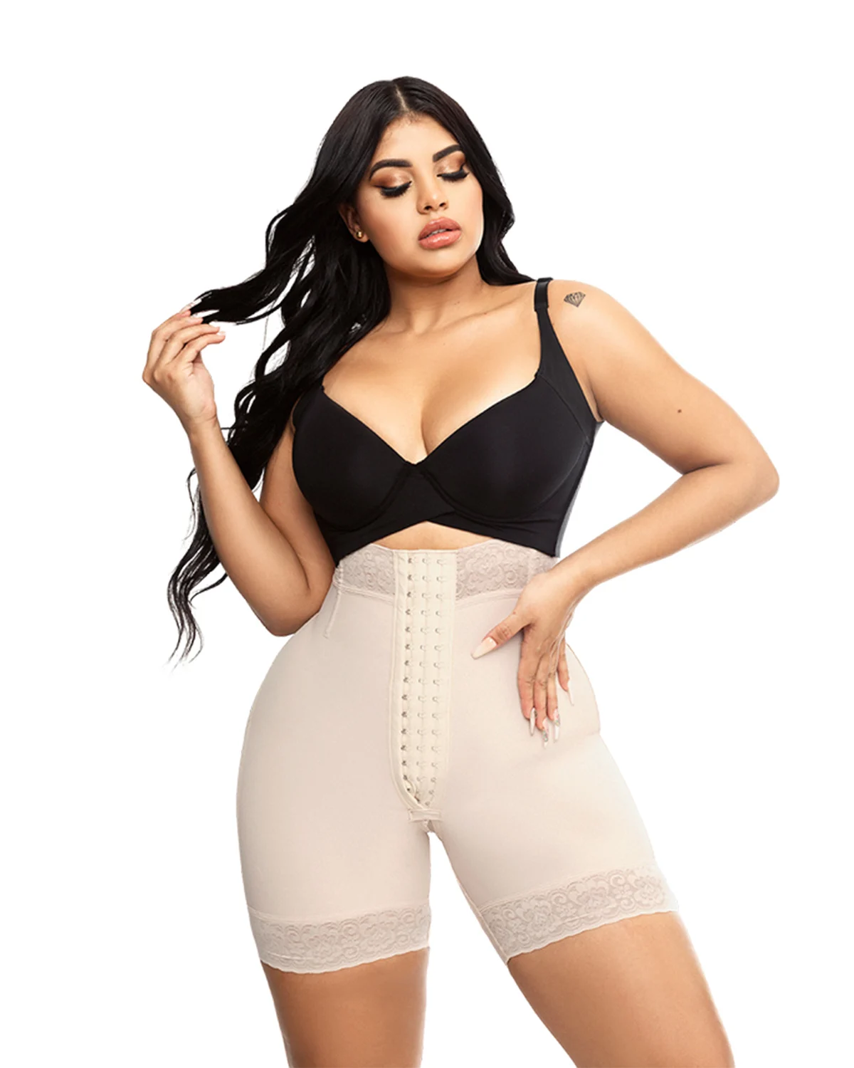 Fajas Colombianas Butt Lifter Zipper Shorts Booty Shaper Short High Waist Hooks Slimming Shapewear Panties