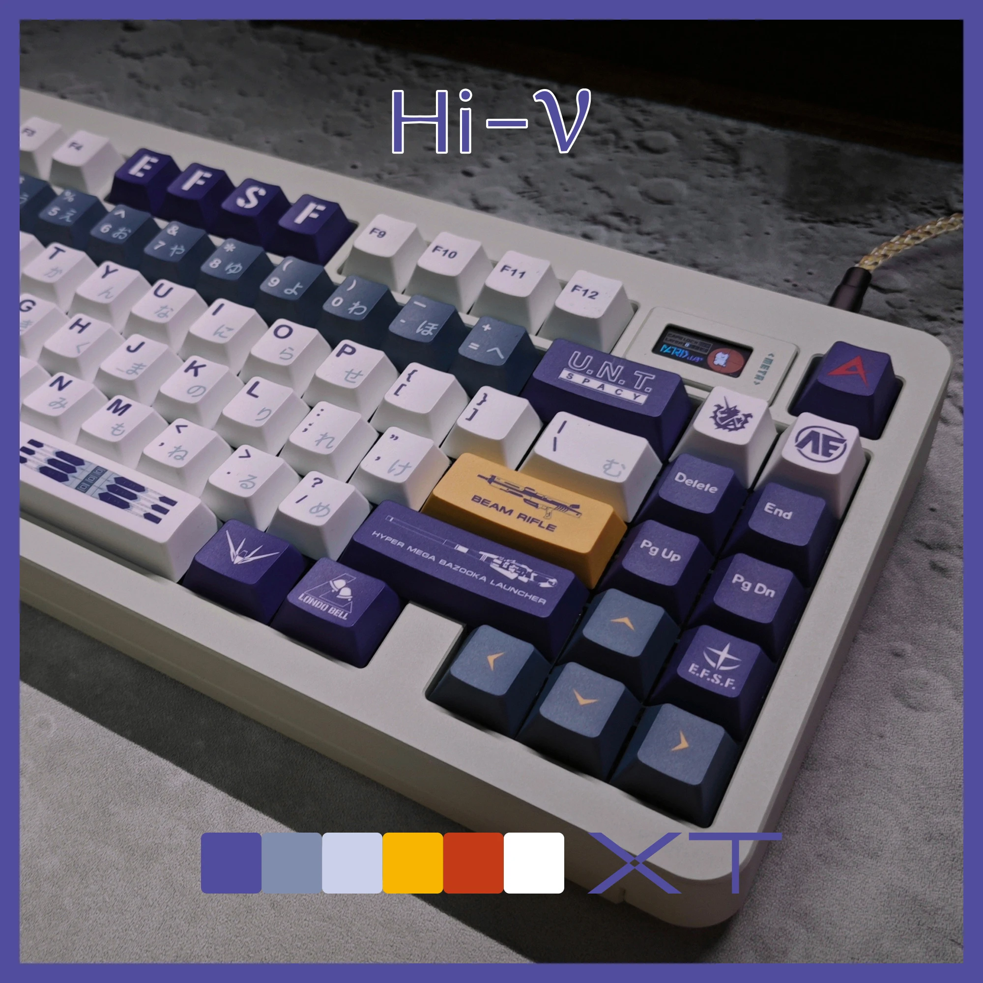 Xt-japonês Oi-v Teclado Conjunto Completo de 146 Teclas Pbt Teclado Japonês Msn04ii Perfil Cereja Lado Sublimação de Corante para mx - Imagem 2