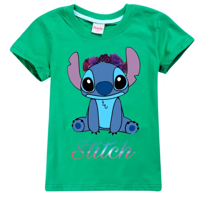 thumbnail image 1 of Camiseta de Anime de Disney para niños, camiseta de manga corta de algodón con patrón de punto de figura de dibujos animados, 100%, regalos de cumpleaños para niño y niña, 1 of 5