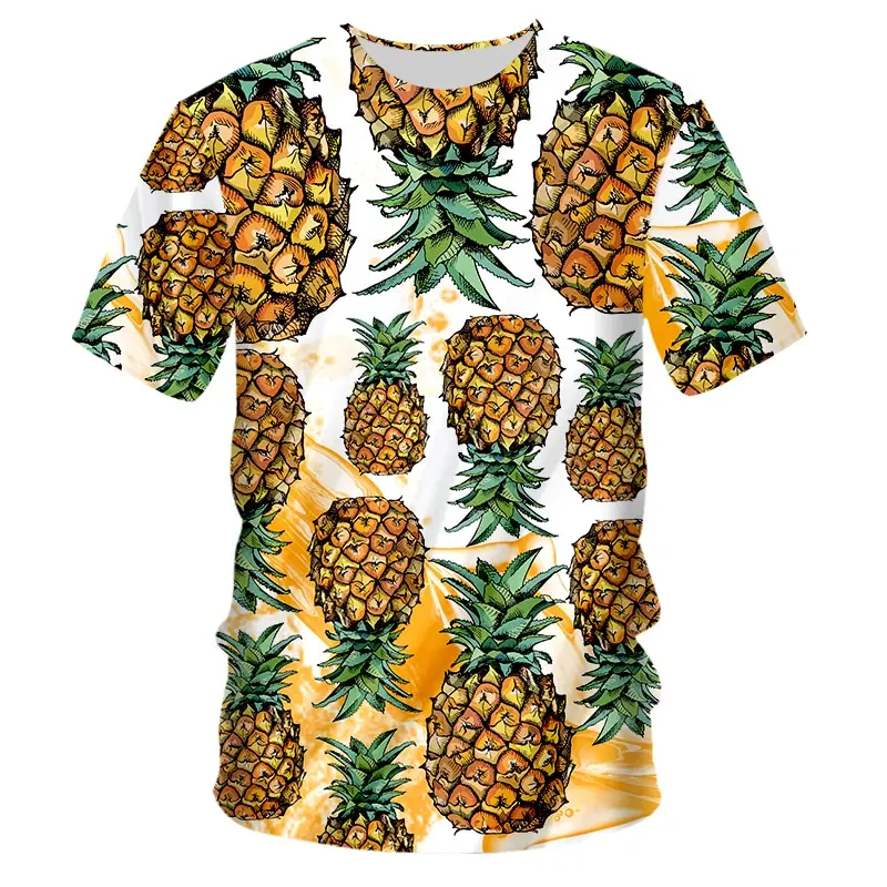 Watermelon Print Short Sleeve T Shirt for Men and Women