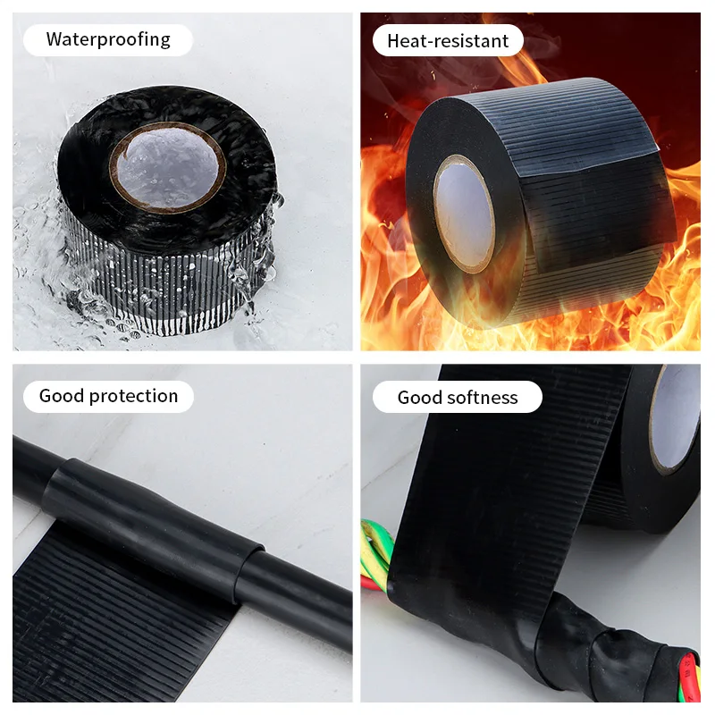 Electrician Tape - Insulated, Waterproof, Lead-free, Cloth - For Electrical Wiring & Repairs - Suitable for Professionals & DIY 4