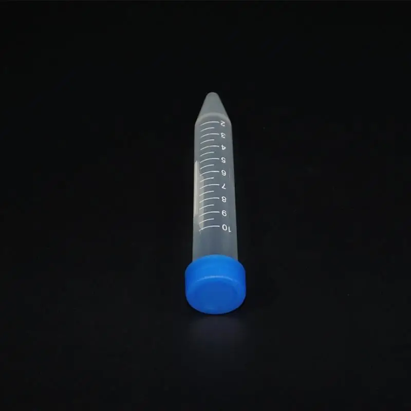 10PCS-100PCS Lab Atomization Tube Lab Centrifuge Tubes Graduated Test Tubes With Screw Caps PP Plastic Microcentrifuge