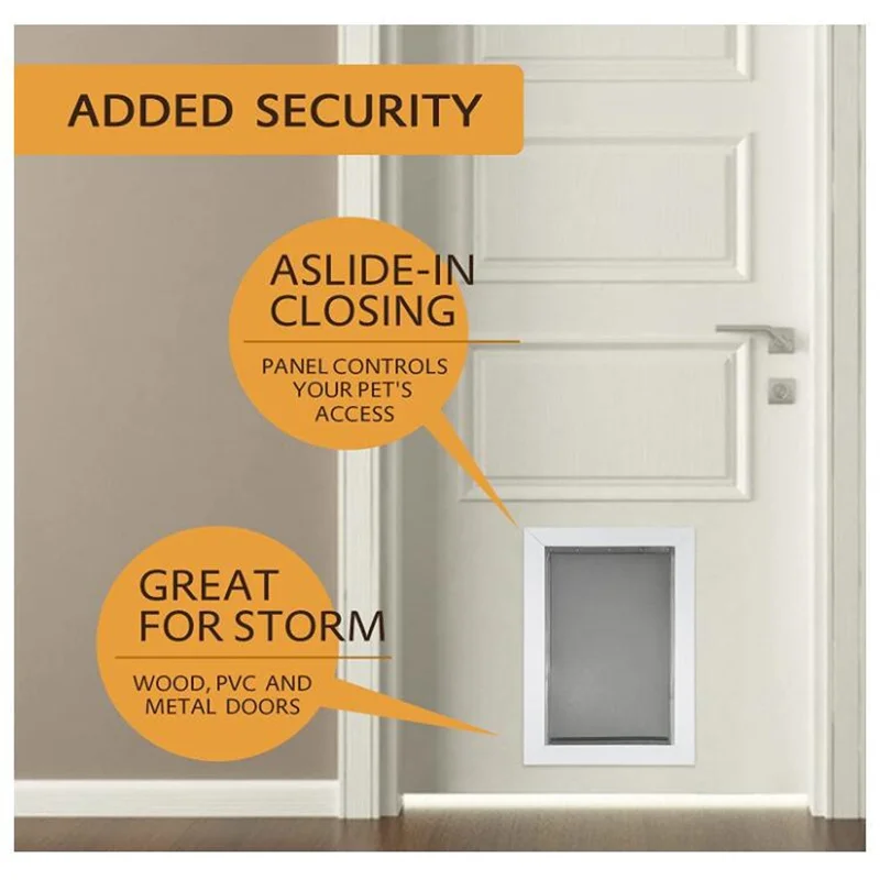 Dog Door Replacement Flap for Puppy Cats Kitten plastic pet door