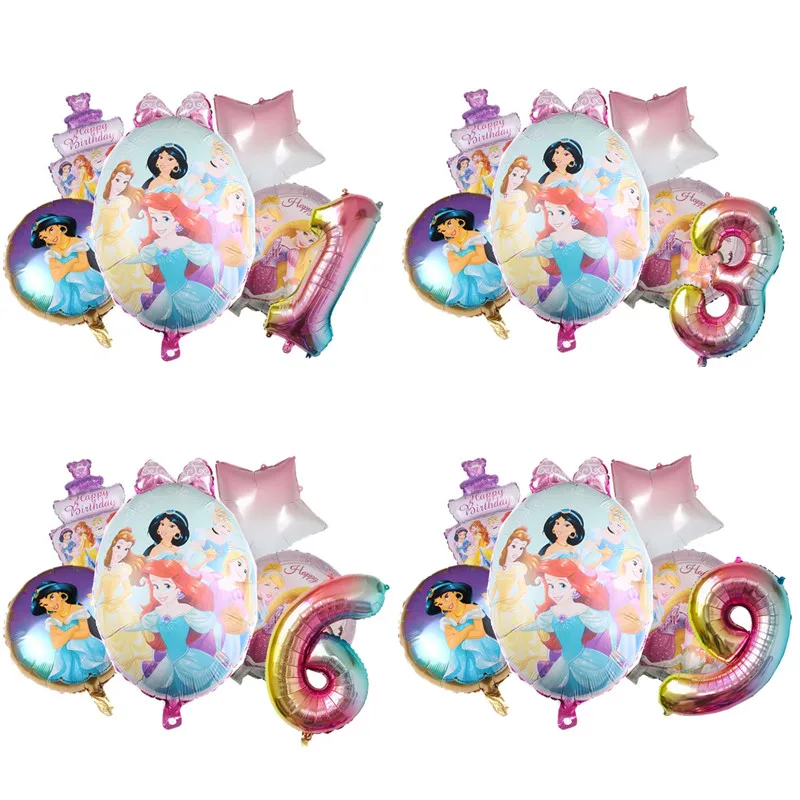 Helium Folienballon Prinzessin Jasmin Disney Mädchen Geburtstag Geschenk Aladin 