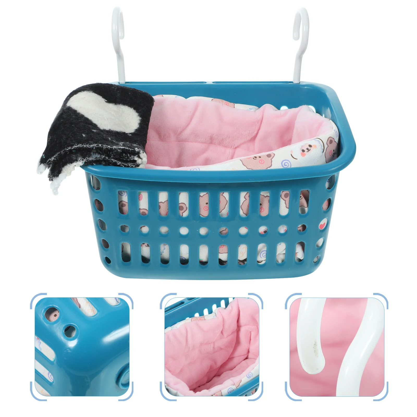 

Hamster Hammock Stuffed Toy Plush Hideout Guinea Nest Squirrel Cage Bed Small Pet Warm Lovely Hanging Sleeping
