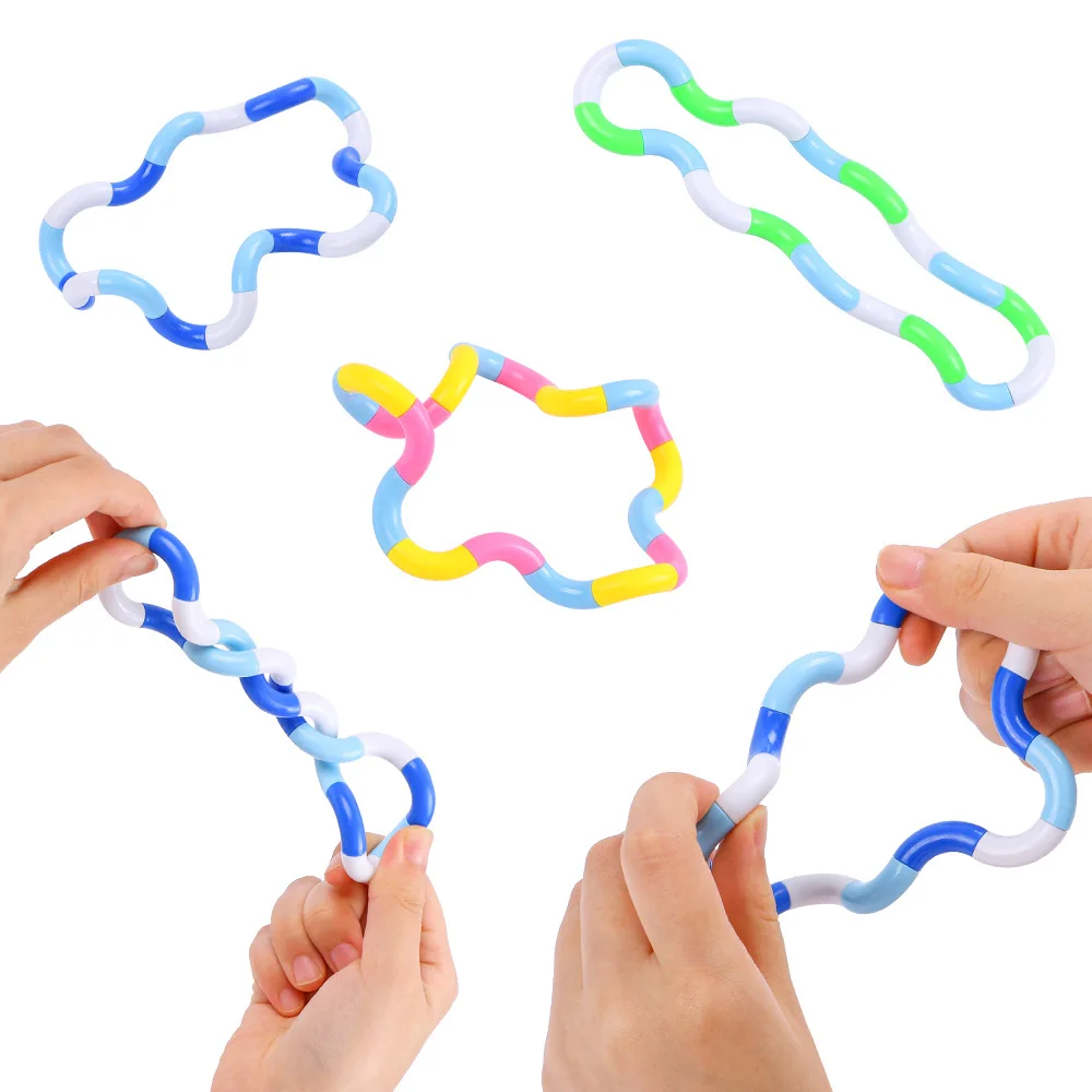 Multicolore sensorieel twisty fidget speelgoed voor stress_voghion.com