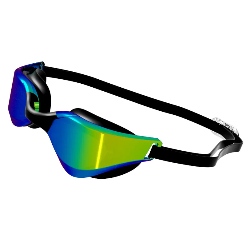 Professional high-definition racing anti-fog waterproof goggles can adjust the size of the bridge of nose and fit comfortabl swimming goggles