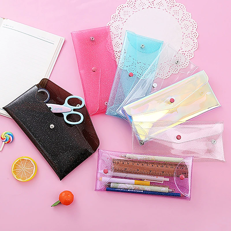

Clear PVC Cosmetic Bag Women Makeup Storage Transparent Organizer Wash Travel Portable Toiletry Multifunction Purse Pouch Bag