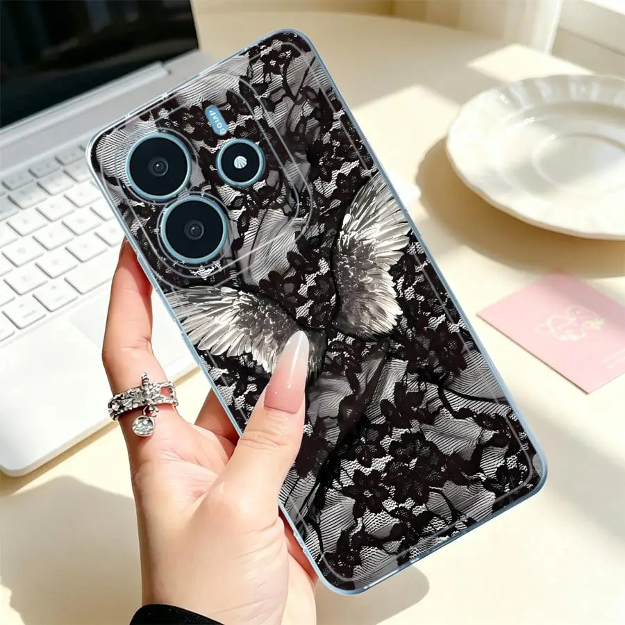 Soft Lace Polka Dot Phone Case Cover