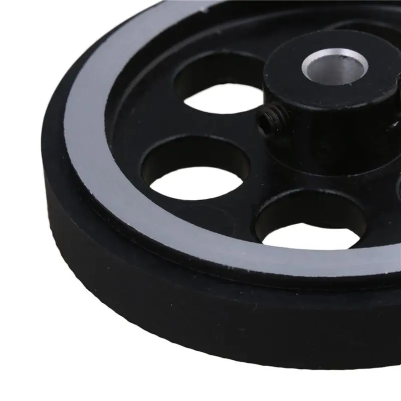 ABUL-3Pcs 200X6mm 산업용 알루미늄 고무 측정 로터리 엔코더 미터 휠