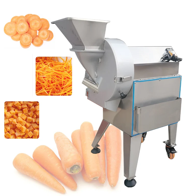 Electric 1kg Automatic Potato Peeler Cutter Machine 6 Blades