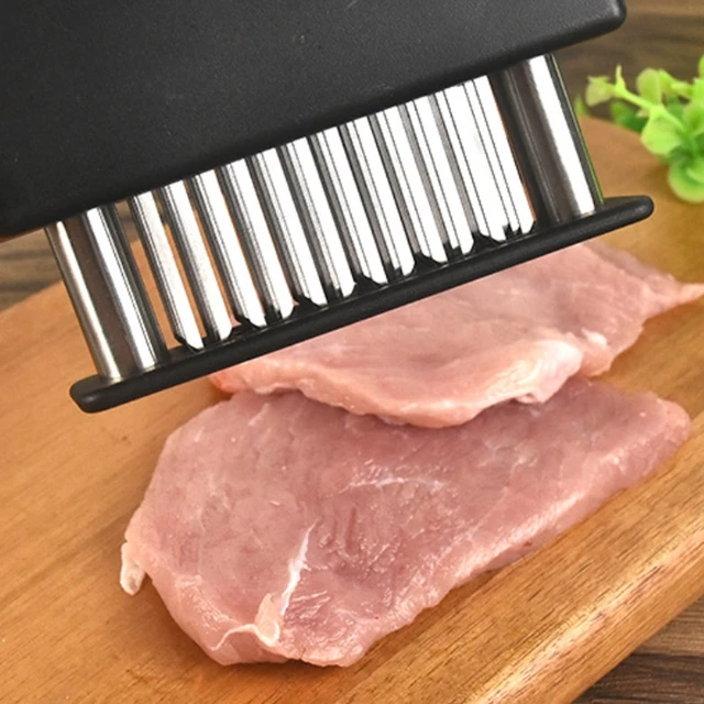 Rozsdamentes Acél Tűk Dounders Fogantyúval Professzionális Pályázati Tű A Marhahúsos Steak Konyhai Szerszámhoz - Image 5
