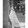 ANGEL Backless Satin Simple Wedding Dresses 2024 Sleeveless Spaghetti Strap A-Line V-Neck Bridal Gowns Button Vestidos de Novia 3