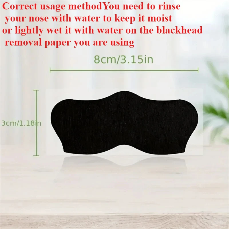 50/100PCS Unisex Blackhead Remove Mask Nasal Strips Shrink Cleansing Pore Nose Black Head Remove Stickers Skin Care Mask Patch 2