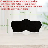 50/100PCS Unisex Blackhead Remove Mask Nasal Strips Shrink Cleansing Pore Nose Black Head Remove Stickers Skin Care Mask Patch 2