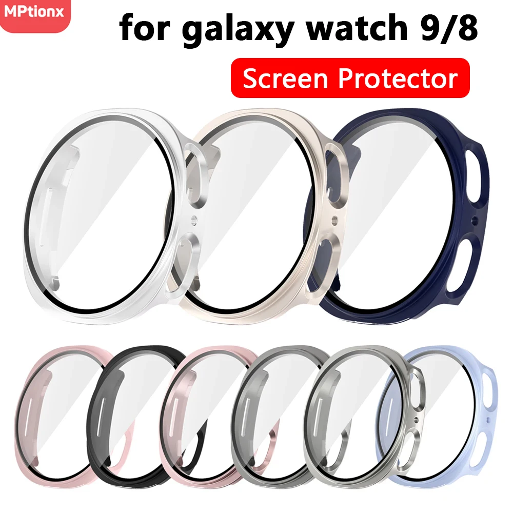 Premium Anti-Scratch Tempered Glass Screen Protector Cover with Bumper Case