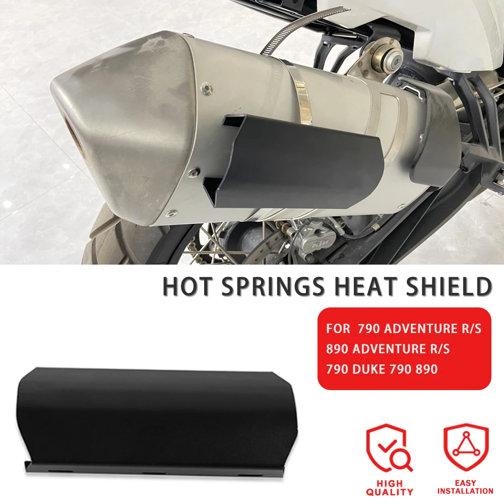 

Motorcycle Exhaust Pipe Protector Heat Shield Cover Guard For KAWASAKI VERSYS 300X 650 1000 BMW R1250GS ADVENTURE HP allye