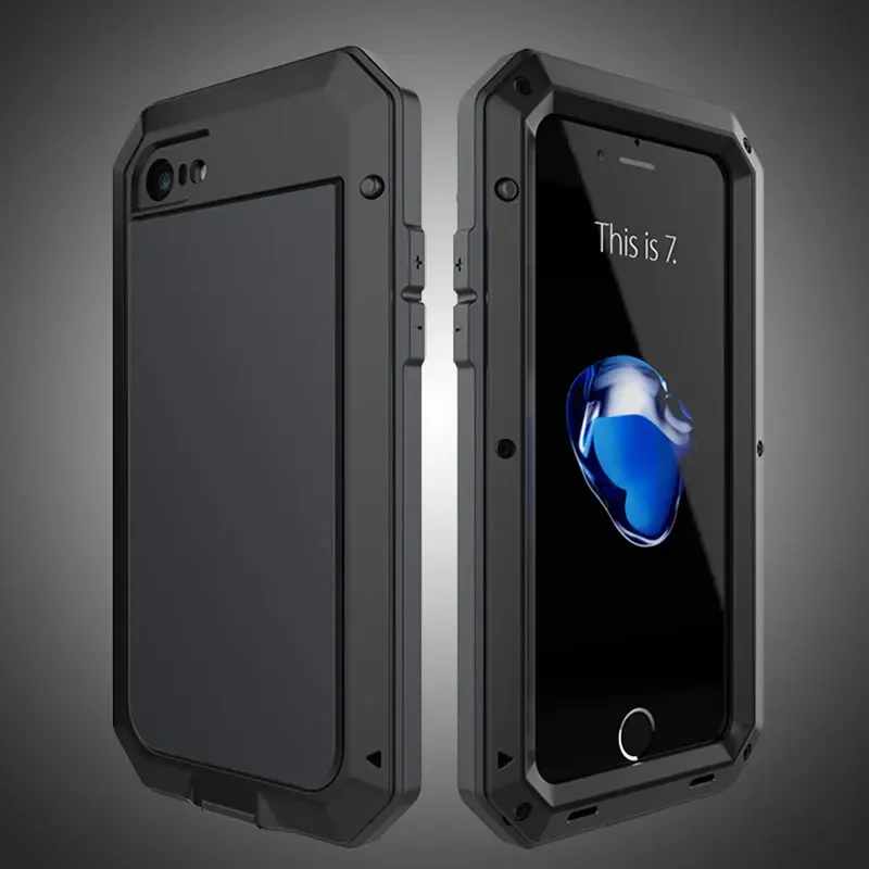 Heavy Duty Doom Armor Metal Aluminum Shockproof Case