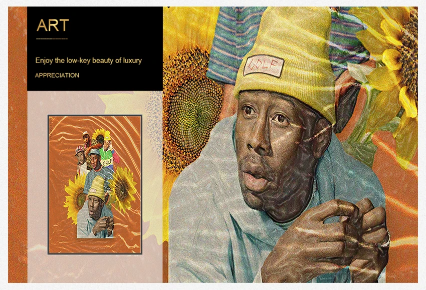 Music Album Star Art Canvas Painting Wall Pictures Living Room Home Decor Poster Prints Tyler the Creator Flower Boy IGOR Rap