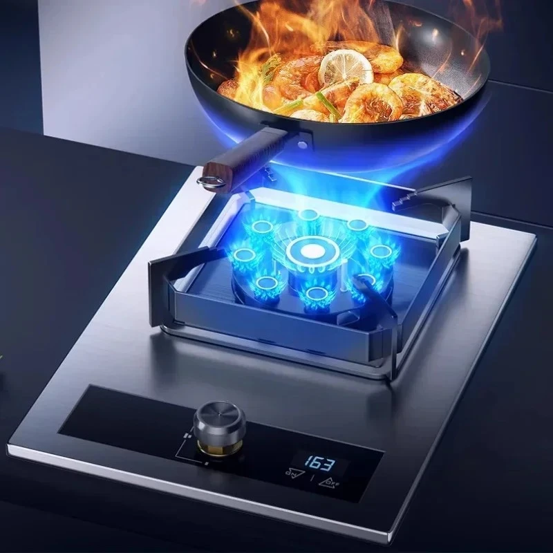 Ideal for Home: Single-Head Fierce Fire Timing Gas Stove, Desktop/Embedded, Liquefied Gas & Natural Gas 4