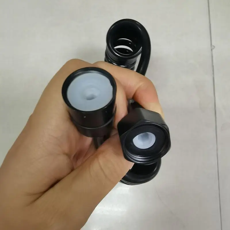 Shower Hose Plumbing Hose Plumbing Supply Hose Bidet Accessories Black Soft Flexible Long Spring Shower Head Telephone Hose Tube Toilet Bidet Shattaff Sprayer Bathroom Accessories 1.5m 2m 3m