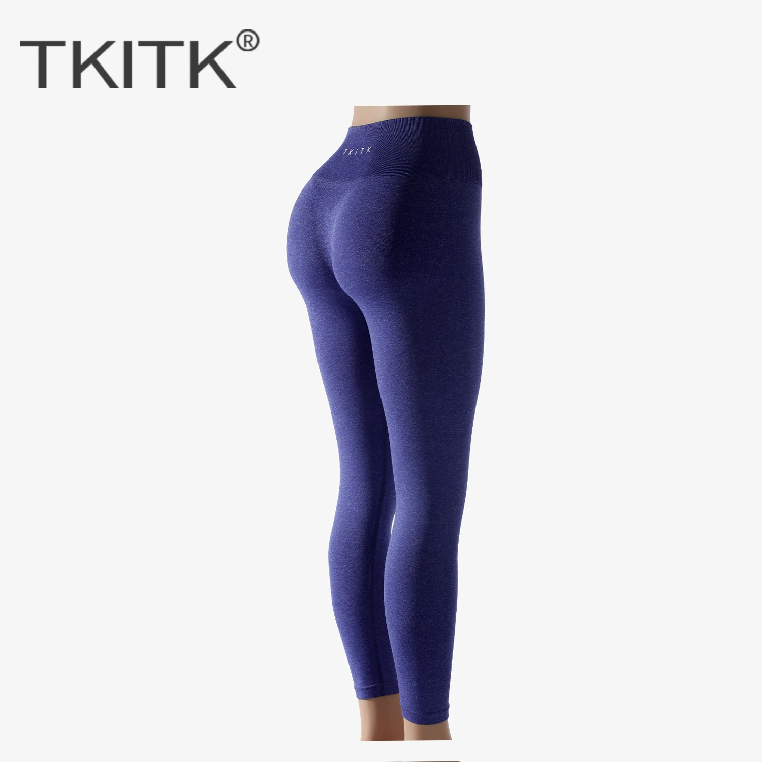 TKITK Seamless Leggings Spandex Shorts Woman Fitness Elastic Breathable Hip-lifting Leisure Sports SpandexTights 2