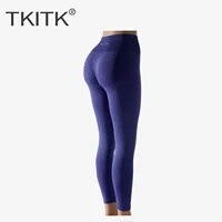 TKITK Seamless Leggings Spandex Shorts Woman Fitness Elastic Breathable Hip-lifting Leisure Sports SpandexTights 2