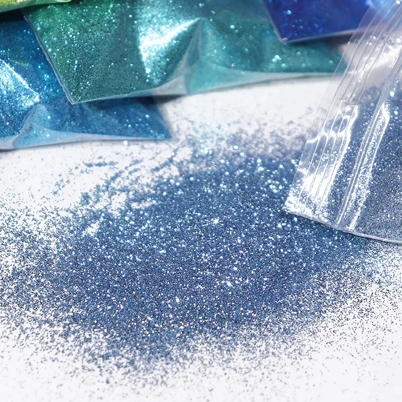 Holographic Laser Extra Fine Glitter Powder for Dazzling Nail Art and DIY Crafts