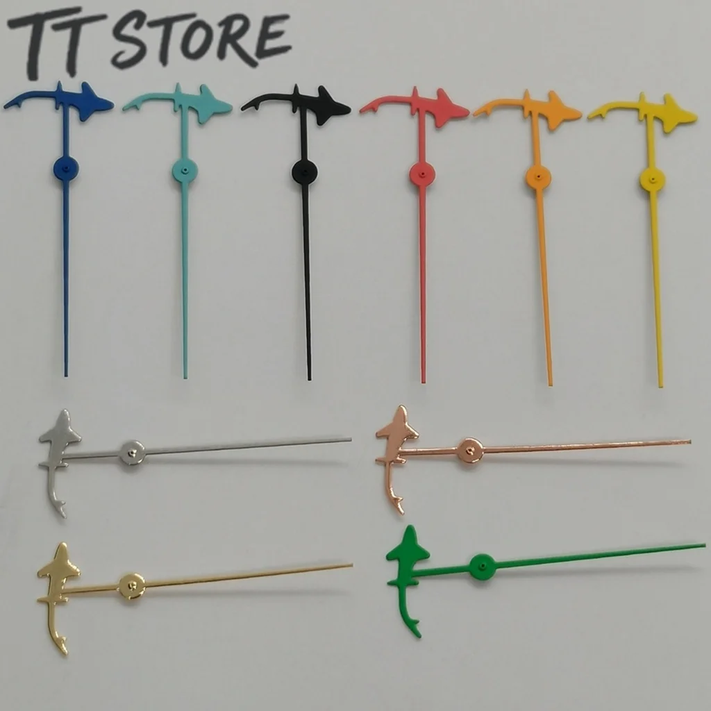 Shark Themed Multi-Color Second Hands - 12.5mm Movement Replacement Parts