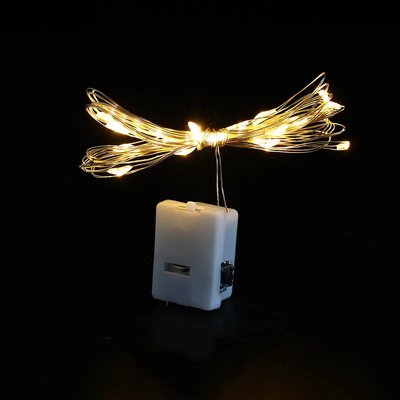 1/5/10pcs Fairy Lights String Button Battery Light Home Decor Living Bedroom Garden Christmas Wedding New Year Ornament Garland