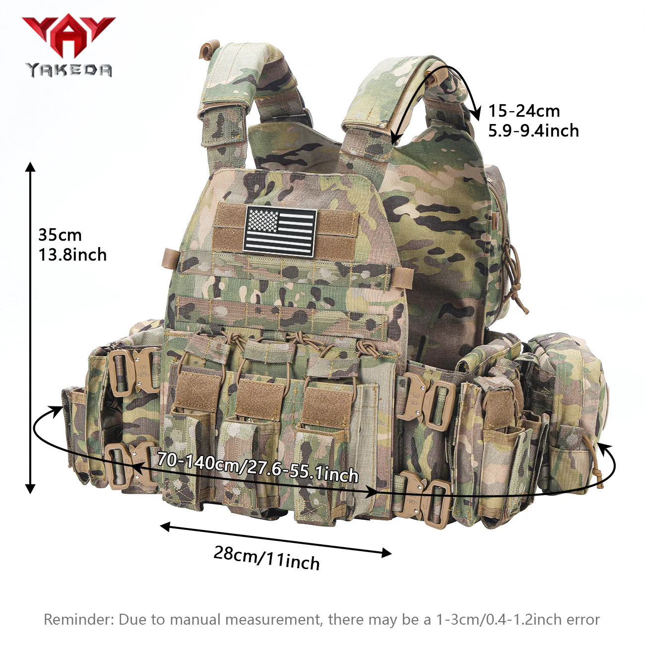 Outdoor Multifunctional Quick Release Training Vest for Men and Women