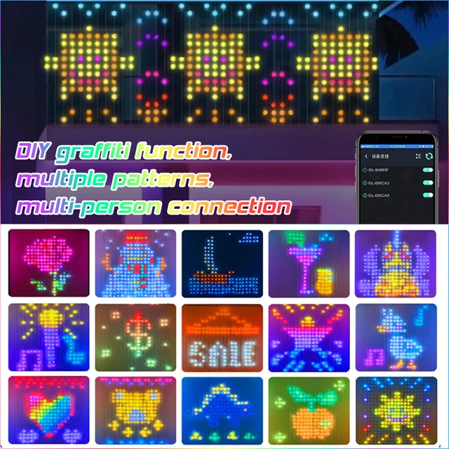 Išmanioji LED užuolaida - girlianda - Image 2