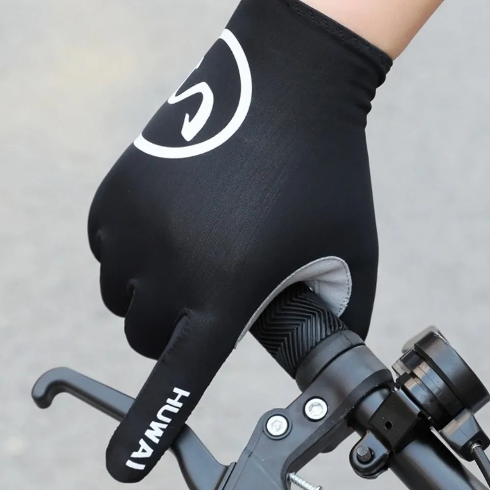 New Touch Screen Long Full Fingers Anti-slip Red Women Men Bicycle Gloves Shockproof Breathable Fitness Gloves MTB Road Bike