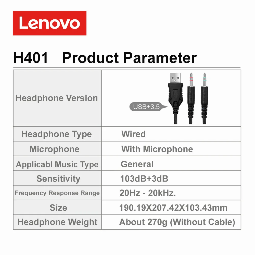 best laptop speakers Lenovo H401 HIFI Gaming Headset Gamer Headphones 7.1 Surround Sound For PS4 PC Computer Laptop With Microphone Wired Earphones wireless speakers for laptop