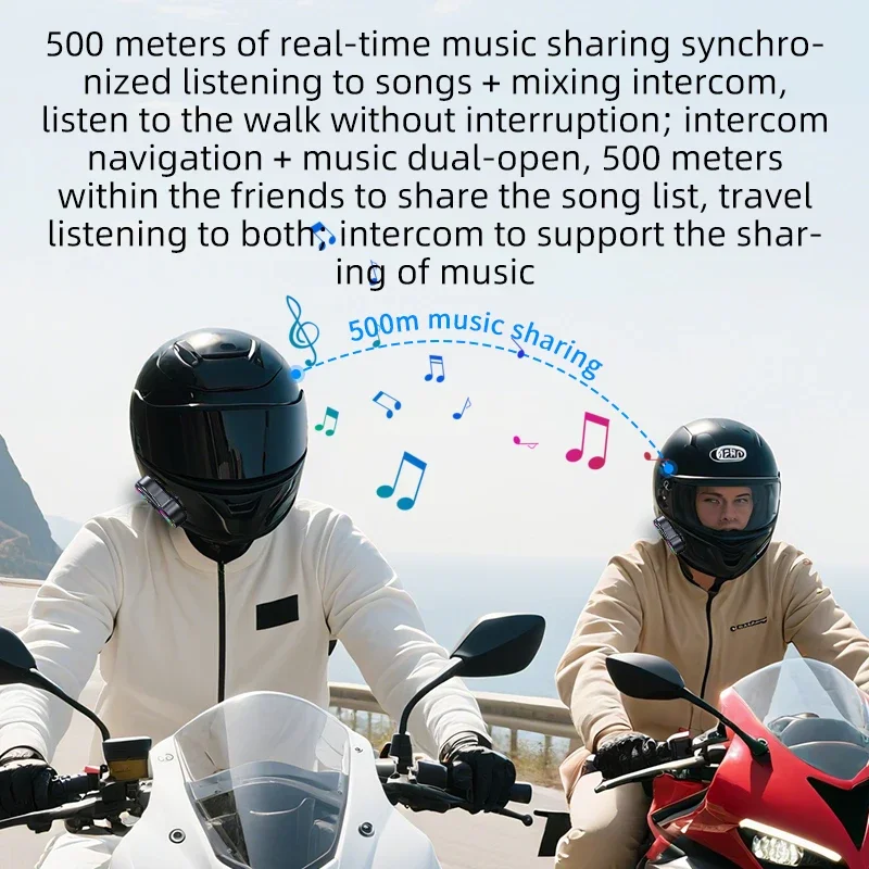 Bluetooth Helmet Headset 6.0 Waterproof