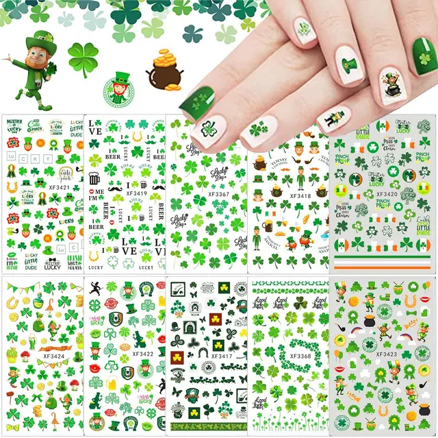 Lucky Charm Nail Decals