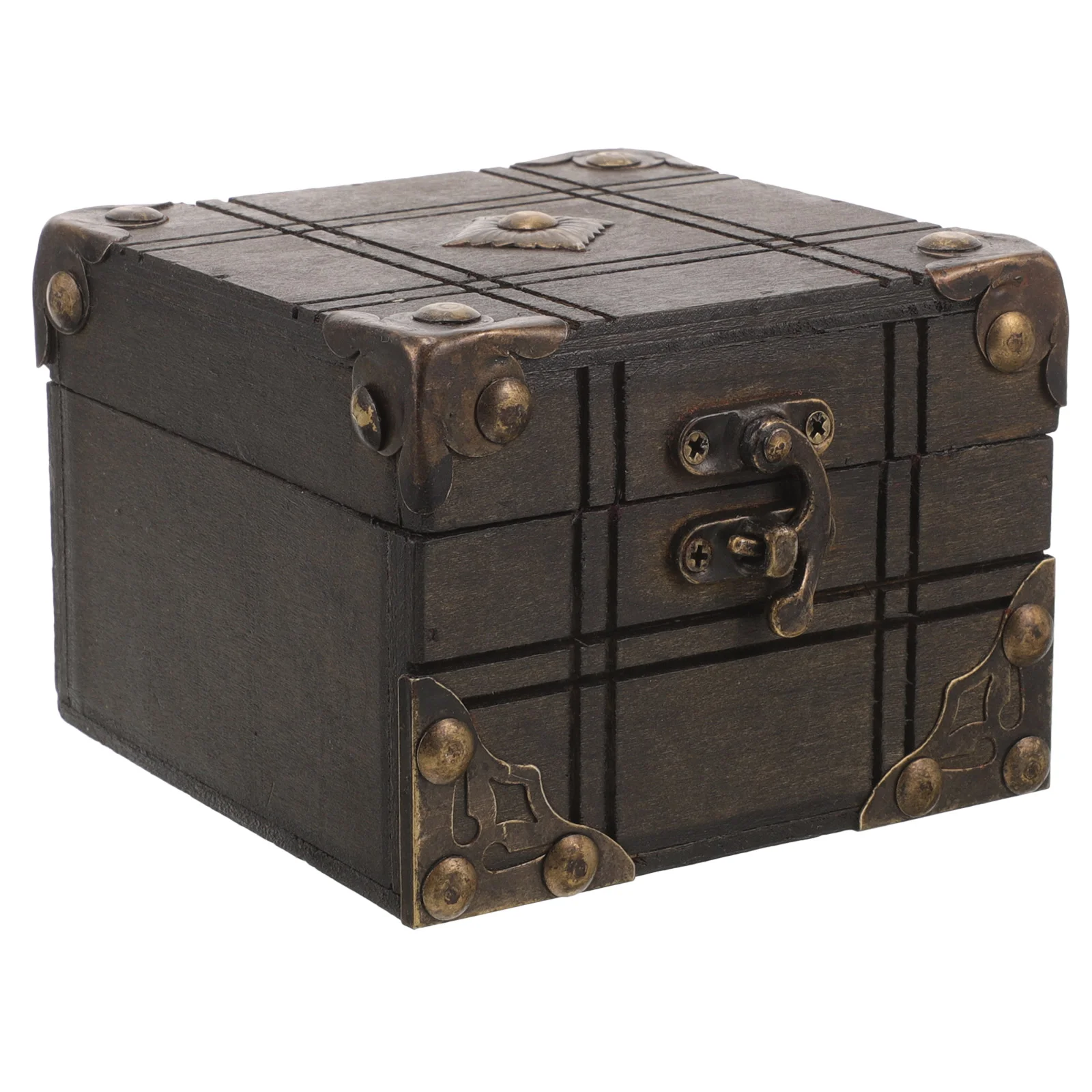 

Dresser Vintage Jewelry Trinket Box Wooden Jewelry Case Decorative Storage Box