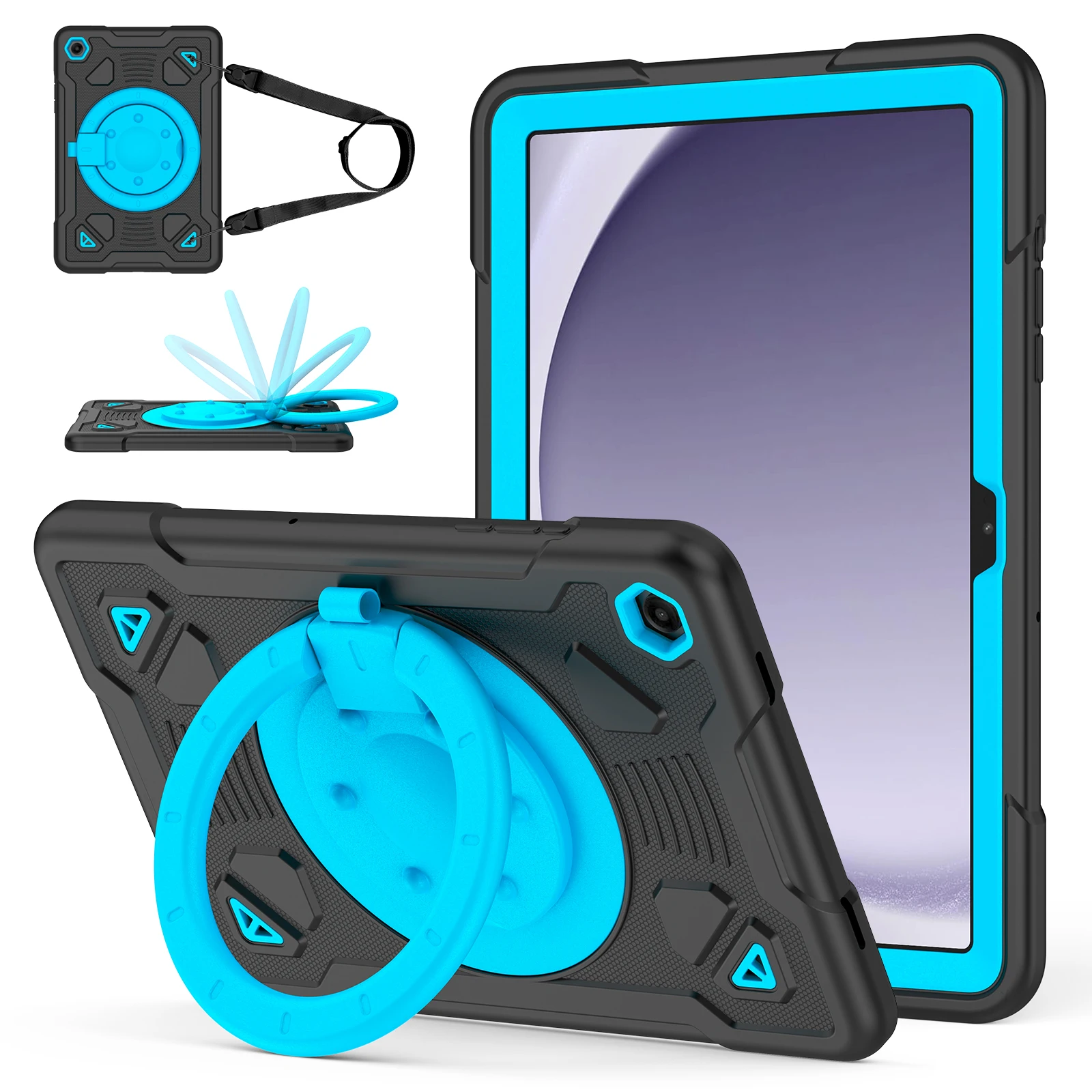 Vibrant Kids Tablet Case with Pen Tray and Enhanced Protection